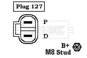 BORG & BECK Ģenerators BBA2987